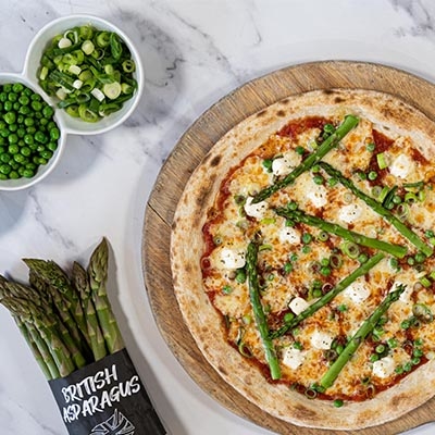 Guest Pizza - Asparagus & Feta &#40;V&#41;